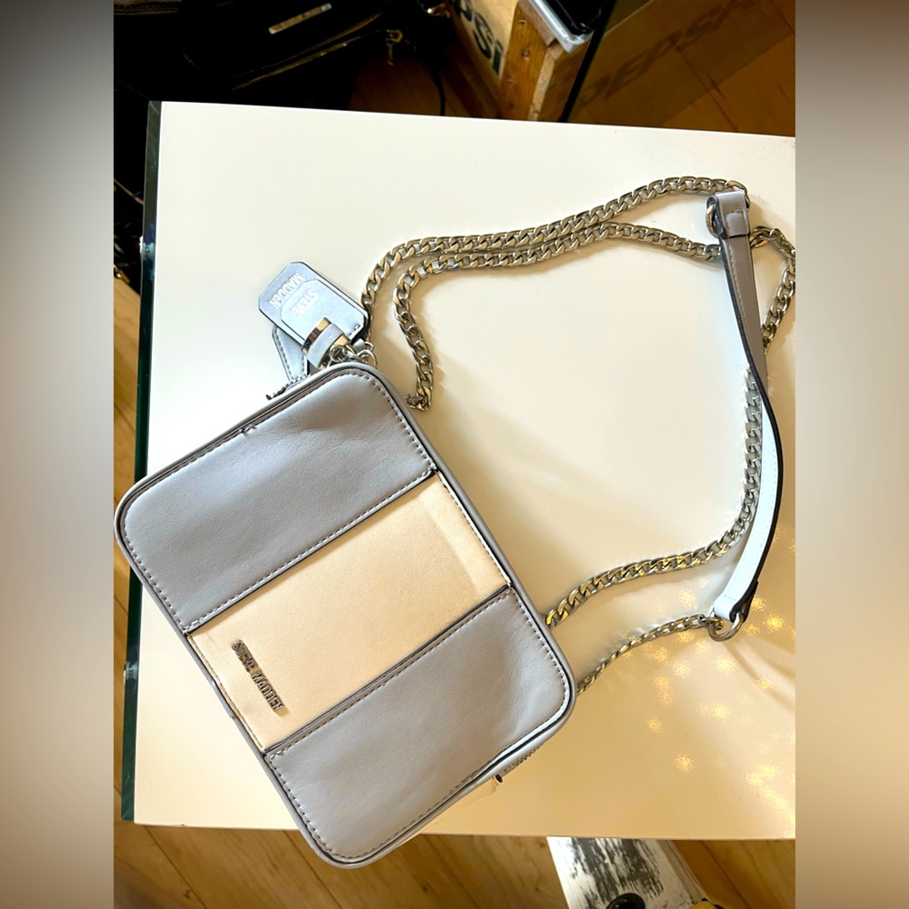 Steve Madden Box Purse w/optional Chain length